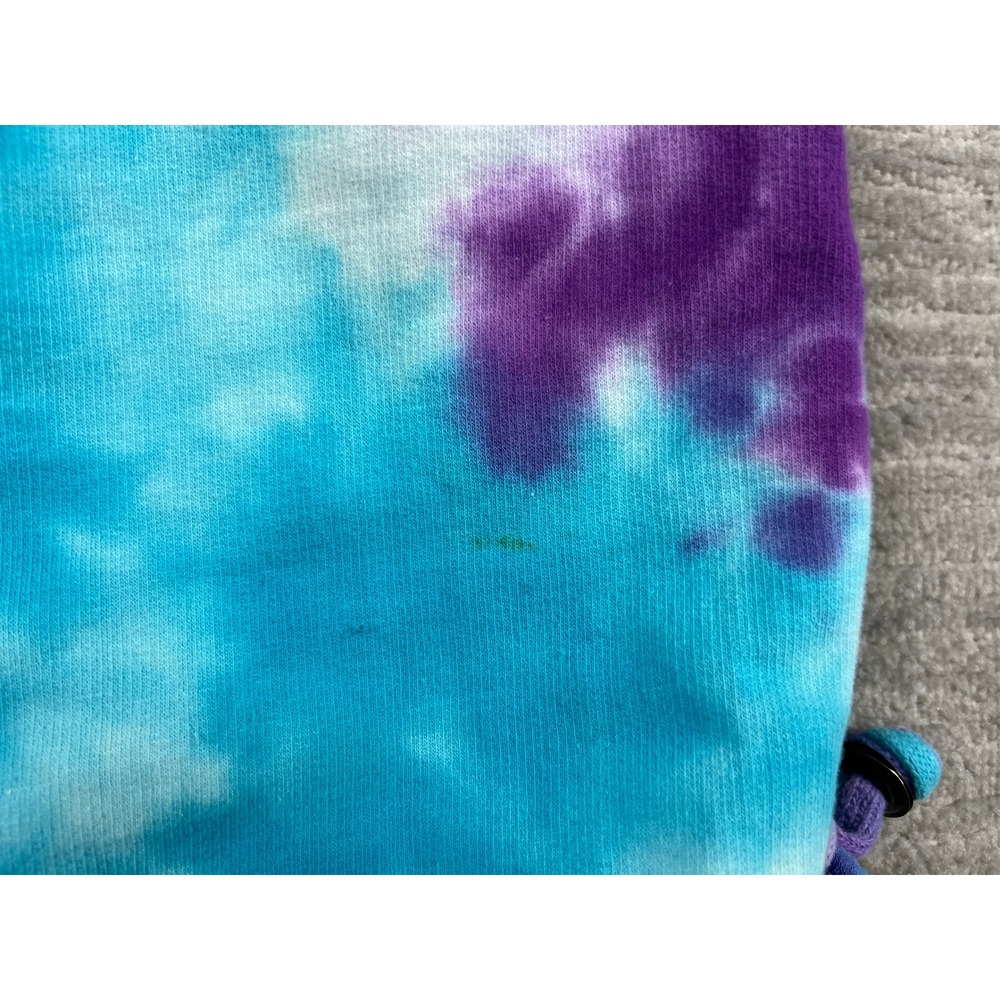 Unbranded Drawstring Backpack Unisex OS Purple Tie Dye Peace Sign Pawleys Island - Picture 8 of 13